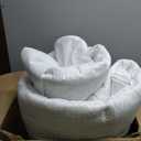 EASELAND Queen Size Mattress Pad Pillow Top Mattress Cover Quilted Fitted Mattress Protector Cotton Top Stretches up 8-21" Deep Pocket Cooling Mattress Topper (60x80 inch, White)