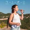 PURIBLOC GOpure Water Purifier, Portable Water Filter, Pod Water Filter System, Ideal for Camping, Backpacking, Running Water Bottle, and More, Pack of 2