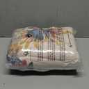 Boho Throw Blanket, 100% Cotton Ultra Soft Luxury Throw Rustic Quilt, 90"x98" Floral Bird Butterfly Farmhouse Decor Bed Blankets, All Season Rustic Reversible Bohemian Throw for Bed - Yellow