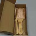 3PCS Bamboo Hair Brush Set,Natural Wooden Brush for Women, madam, Paddle Detangling Brush for Dry/Curly/Thick/Thin/Straight Hair