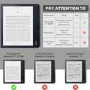 Case Compatible with Kobo Sage 8 Inch e-Reader (Model: N777 N778K, 2021 Release), Includes a Screen Protector - Premium PU Leather Cover with Auto Sleep/Wake