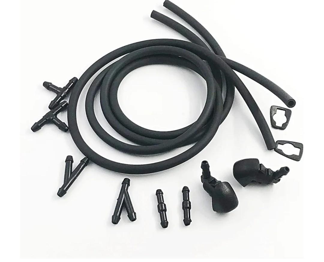 76810-SZA-A01ZA Direct Replacement for Pilot 2009 2010 2011 2012 2013 2014 2015 Front Windshield Washer Nozzle Assembly, Hood Wiper Fluid Nozzle P/N 76810SZAA01ZA