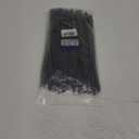 250pcs Black Zip Ties Heavy Duty 12 Inch Cable Ties for Home Office Garden Wire Ties with High Tensile Strength 18lbs