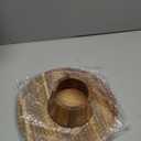 NUPTIO Wooden Wedding Cake Stand: 11.5 Inch Acacia Wood Cake Display Holder 4 in 1 Cup Cake Stands Serving Tray Fruit Dish Sauce Bowl for Anniversary Party Home Kitchen Centerpiece Decor - 10" Cake