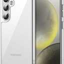 JETech Case for Samsung Galaxy S24 5G, Non-Yellowing Shockproof Bumper Protective Phone Cover, Anti-Scratch Hard PC Back (Clear)