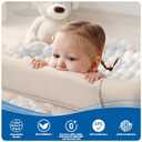 Sweeby Baby Playpen, 79x71 Inch Baby Gate Playpens for Babies and Toddlers, Extra Large Playpen with Door Play Yard for Fence Indoor and Outdoor Play Pen,Light Khaki