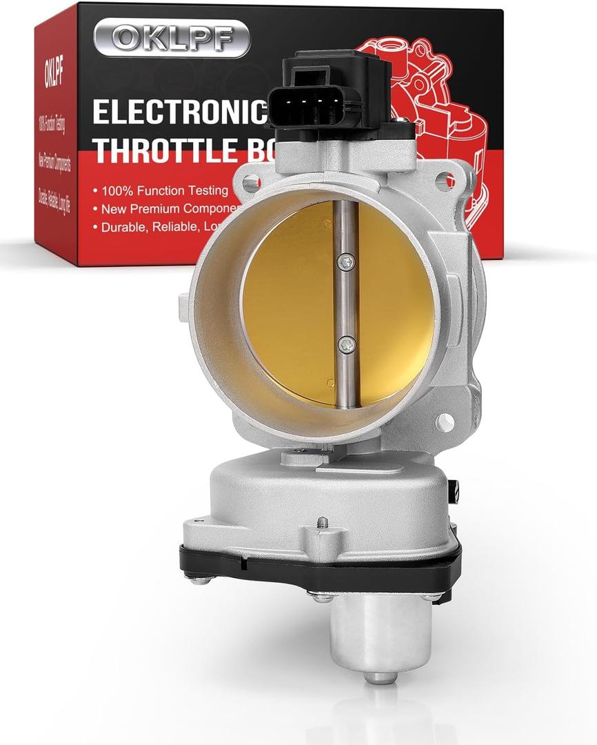 OKLPF Throttle Body Compatible with Ford Expedition, F-150,F-250 Super Duty, F-350 Super Duty, Lincoln Mark LT, Navigator V8 5.4L 2005-2014 Throttle Body Replace Number 8L3Z9E926A,6L3Z9E926A