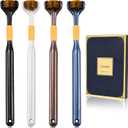 16-Piece Set of 3-Sided toothbrushes Adults, Extra Soft toothbrushes for Adults, Medium Toothbrush for Comprehensive Care of Teeth and Gums.