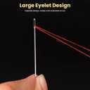 37PCS Big Eye Steel Sewing Needles Kit,Stainless Steel Needles for Hand Sewing,Portable Long & Thin Handmade Quilting & Sewing Needles Kit for Beginners,Professional DIY Lovers,Adults