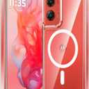 FNTCASE for Motorola Moto-G Stylus-5G-2024 Case: Magnetic Military Grade Drop Protection Anti Yellowing Cell Phone Cover - Rugged Shockproof Transparent Cases(Clear)