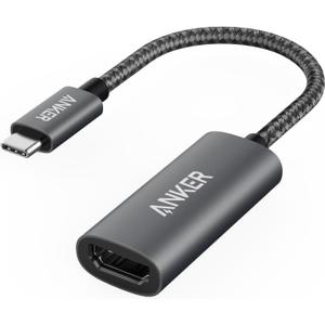 Anker USB C to HDMI Adapter (4K@60Hz), 310 USB-C Adapter (4K HDMI), for MacBook Pro, MacBook Air, iPad Pro, Pixelbook, XPS, Galaxy, and More(Compatible with Thunderbolt 3 Ports), Black