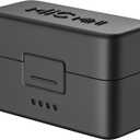 Carrying Case Compatible with DJI Mic Mini, Silicone Travel Waterproof Hard Protective Cover Case for DJI Mic Mini Microphone- Black