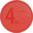 Pyrex - Red 4 Quart Storage Mixing Bowl Lid 326-PC