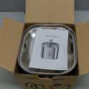 Cat Water Fountain, Stainless Steel Pet Water Fountain for Cats Inside, 3 Filters&Ultra-Quiet Pump, 2.2L/73oz Automatic Dog Dispenser Water Bowl, Multiple Pets Water Fountain