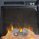 Giantex 22,5'  Electric Fireplace Insert, 5100 BTU Recessed Freestanding Fireplace w/7-Level Flame Effect & Overheat Protection, 750W/1500W