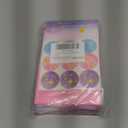 HEJIN 30PCS Tie Dye Party Bags with Stickers, Pink and Purple Small Gift Bags, Mermaid Unicorn Birthday Party Favors Bags for Girls Goodie Bags for Kids Birthday Party, Baby Shower, Halloween, Wedding