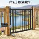 Premium Heavy-Duty Expandable Outdoor Gate, 3 to 4 FT.W x 37in.H
