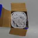 MIULEE Burlap Linen Throw Pillow Covers 20x20 Inch Set of 2 Blue Grey Decorative Pillows Modern Farmhouse Pillowcases Soft Accent Cushion Covers for Outdoor Couch Sofa Bedroom Livingroom Home Decor