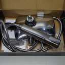 High Pressure Rain Shower Head, 7 Spray Modes Rain Shower Heads with Handheld Spray Combo, Dual Showerhead with 10 Inch Rainfall Spray, Detachable Hand Held Shower, Stainless Steel Hose, Power Wash (Chrome)