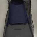 Gintenco Swim Fins, Kids Swim Training Fins for Lap Swimming, Travel Size Flippers with Mesh Bag, Silicone Swimming Fins for Kids Teens Adults Women Men (XL(US Men 8-9.5/ US Women 8.5-10), LightblueGray)