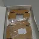 RomanticBaking 3 ¼" x 3 ¼" x 1 ½" 50PCS Chocolate Truffle Boxes for 4, Mini Bakery Boxes with Window for Brownie, Cookies, Soap, Donut, Macaron