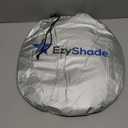 EzyShade Windshield Sun Shade with Shield-X Reflective Technology. See Vehicle Size-Chart. Foldable Car Sunshade for Front Windshield Window Car SUV Van Truck. Sun Visor Heat Shield. Max (L) Size