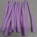 CANDWAX 10 inch Taper Lilac Candles Set of 12 - Unscented Smokeless Dripless Tall Candlesticks - Perfect for Special Occasions, Ordinary Dinners, for Mother's Day - Lavender Candle Sticks