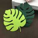 1CT Felt Garland 8 Felt Leaves With Cord 5 Pack