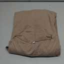 Womens Sweatshirt Crewneck Long Sleeve Shirts High Low Tops Curved Hem (Brown, XXL)