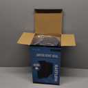 Dryer Vent Cover 4 Inch (Black) with UV RESISTANT - Outdoor Dryer Vent Cover Natural Energy Saving, Dryer Vent Seal for Home Exterior