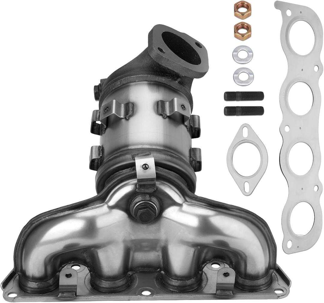 Front Catalytic Converter Compatible With Hyundai Elantra 2017-2020 Kia Forte SX S EX LX L 2017-2018 Kia Forte5 EX 2020-2021 Replace#674-092 28510-2EFB0 28510-2ESA0 28510-2ESB0