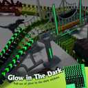 268 PCS Race Tracks Dinosaur Toys for Kids 3-5, Glow in The Dark Magic Toy Set, 2 Dinosaur Cars Track, Flexible DIY Track Set, Birthday Gift for Age 3-9 Boys Toddler Girls