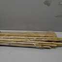 Bamboo Stakes 4FT, 25pcs Plant Stakes, Garden Stakes Specifically Designed for Climbing Plants, Ideal for Tomatoes, Beans, Cucumbers, Peppers, Vines, and More Plant Growth