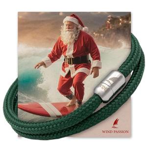 Wind Passion - Silver Men’s Bracelet, Durable Rope Wristband for Men, Versatile Pulseras Para Hombres - Waterproof, Magnetic Clasp, Ideal for Outdoor & Fashion
