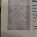 Istana 9x12 Area Rug - Pink 9 x 12 Area Rugs for Living Room - Foldable 9x12 Rugs for Bedroom/ Living Room Rug - Stain Resistant Washable & Eco-Friendly Area Rugs