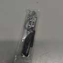 MILD EAST Key Fob Cover for Toyota with Metal Key Chain, Silver Edge Soft TPU Key Fob Shell Case for 2012-2019 Camry Corolla Tacoma, Black