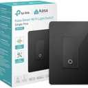 Kasa Smart Light Switch HS200-BL, Single Pole,Neutral Wire Required, 2.4GHz Wi-Fi Light Switch Compatible with Alexa and Google Home, UL Certified, No Hub Required, Black