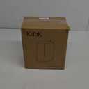 Champagne Gold Bathroom Trash Can with Lid Soft Close,1.6 Gallon Slim Garbage can,Small Metal Step Wastebasket for Office, Bedroom, Toilet, Live Room