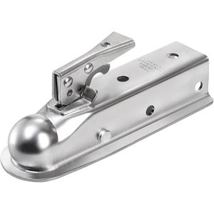 Fasmov Straight Trailer Tongue Coupler, Straight Trailer Coupler for 2 Inch Ball Hitch, 2" Channel Width 3500 Lbs Trailer Tongue Coupler