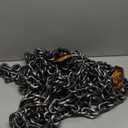 8 Pack 6 Feet Halloween Chains Plastic Prison Chain Props for Halloween Haunted House Decoration Cosplay Supplies
