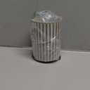 Ceramic Spoon Holder for Coffee Bar, Upright Tea Spoon Holder Cup, Coffee Stirrers Straws Stir Stick Holder, Fish Belly White Fluted Surface