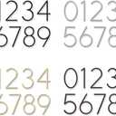 Distinctions 844715 Black Upgraded 5" Floating House Number 5, 5-Inch