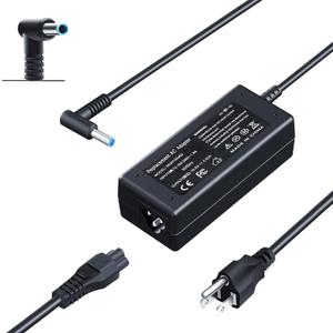 Blue Tip 65W Replacement for HP Laptop Charger Compatible with HP Pavilion x360 14 15 17,Envy 13 15 X360,Elitebook 840 G5, ProBook Chromebook Stream Series2
