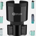 DYLEN Car Cup Holder Expander, Cup Holder Extender Adapter for Car with Expandable Insert, Compatible with Yeti 20/26/30oz, Hydroflask 32/40oz, Large Water Bottles in 3.0"4.1"