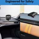 Radar Detector Mount,Upgrade Magnetism Aluminium Dashboard Mount,for Cobra,Escort,UnidenR3 R4 R7 R8, Valentine V1 Gen2 etc All Radar Detector,Shockproof Stable and Adjustable