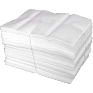 100pcs Foam Packaging Pouches Bags Shockproof Moving Supplies Packing Foam for Glassware Furniture Protection