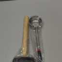 Coconut Opener Tools with Hammer, Super Safe & Easy to Open Young Coconuts Tool, Food Grade Stainless Steel Coconut Opener Set, Rubber Mallet with Handle (Black)