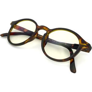 J+S Vision Blue Light Blocking Glasses for Men Women | Computer Gaming Work| Anti Strain Fatigue UV Glare | Medium-Small Fit