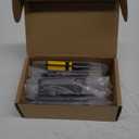 Ravinte 10 Pack Finger Pulls for Cabinets 80mm/3.15" Length Black Edge Pulls Matte Black Finger Cabinet Concealed Handles for Kitchen Drawer Tab Handle