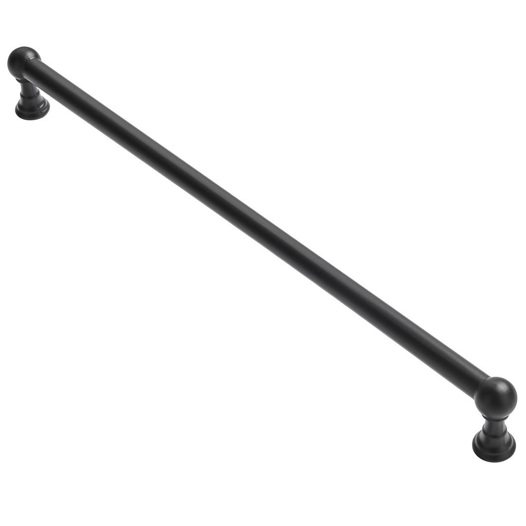 1 Pack 18 Inch Hole Center Appliance Pulls Black Cabinet pulls 100% Solid Heavy Duty Dresser Pulls Cabinet Drawer Pulls for Kitchen Cupboard Hardware